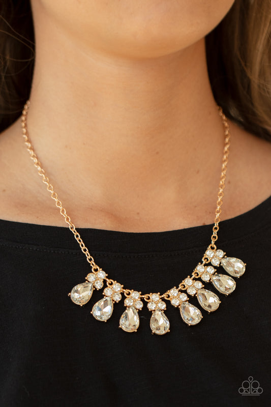 Sparkly Ever After - Gold  Necklace