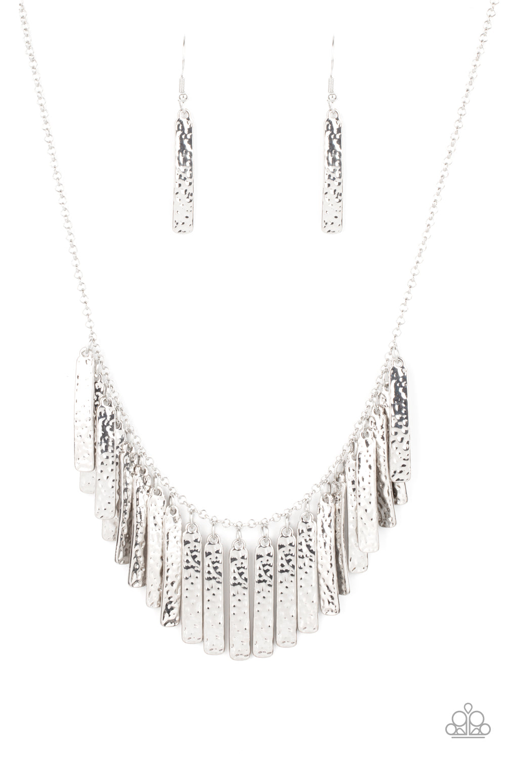 Metallic Muse - Silver Necklace