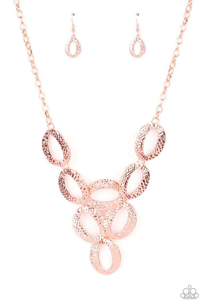 OVAL The Limit - Copper Necklace
