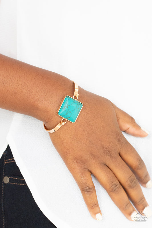 Turning a CORNERSTONE - Gold Bracelet