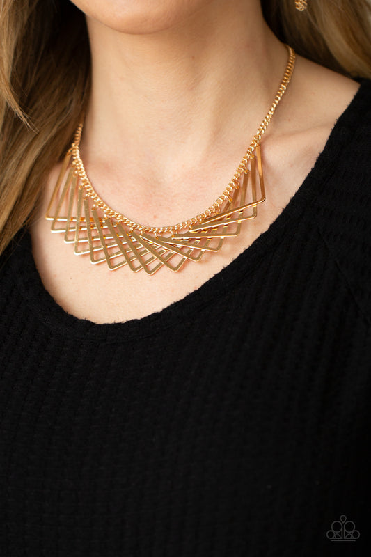 Metro Mirage - Gold Necklace