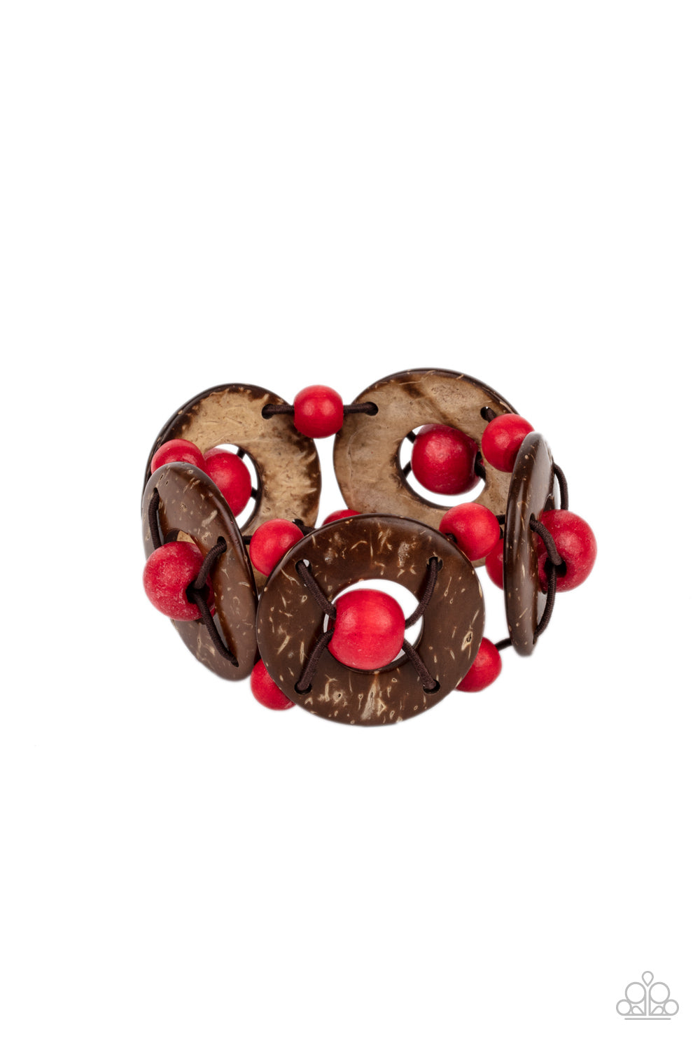 Island Adventure - Red Wood Bracelet