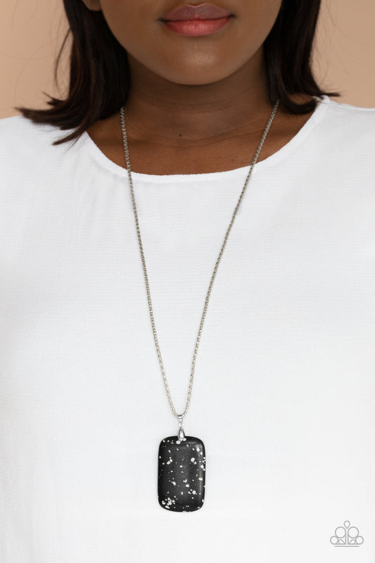 Fundamentally Funky - Black Necklace