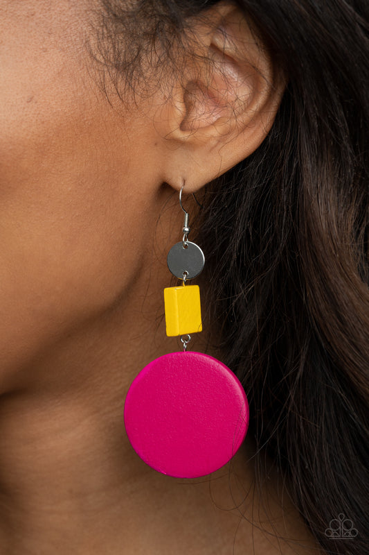 Modern Materials - Multi Wood Earring