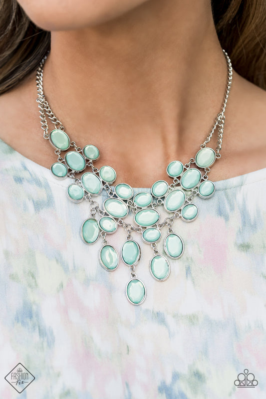 Serene Gleam - Blue Necklace