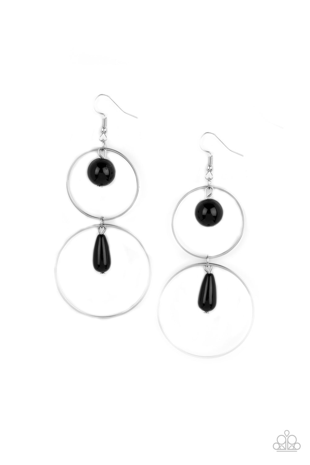 Cultured in Couture - Black Earring