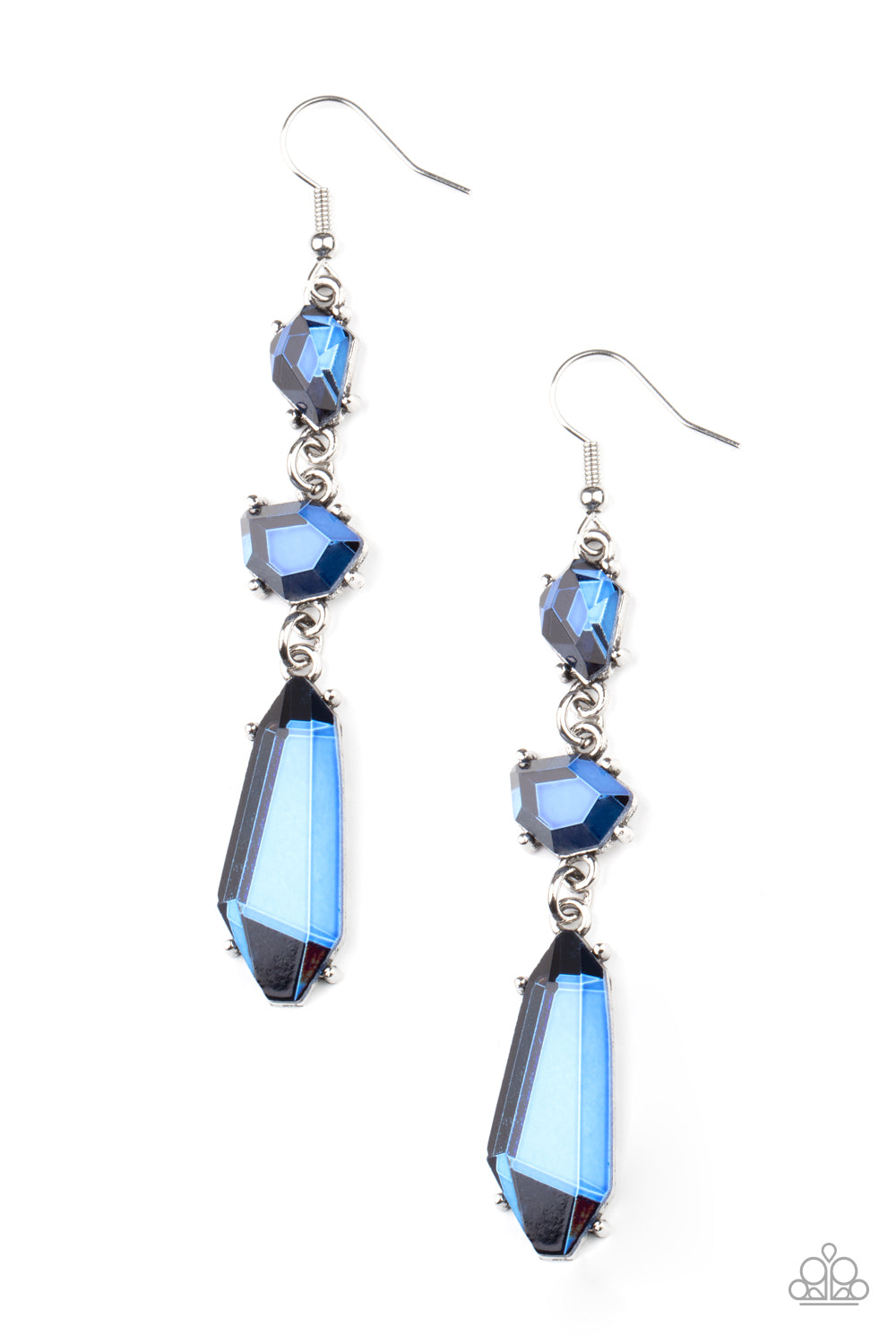 Sophisticated Smolder - Blue Earring