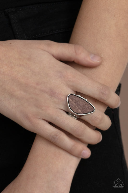 Perfectly Petrified - Brown Ring 0180