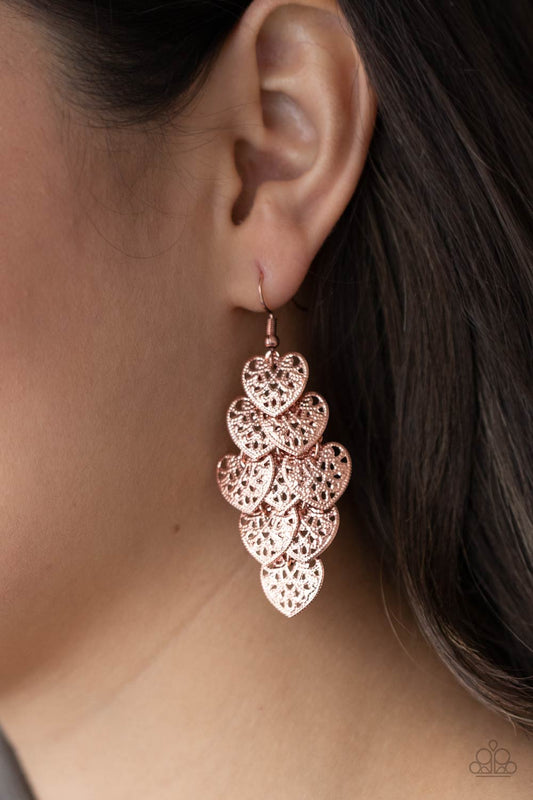 Shimmery Soulmates - Copper Earring