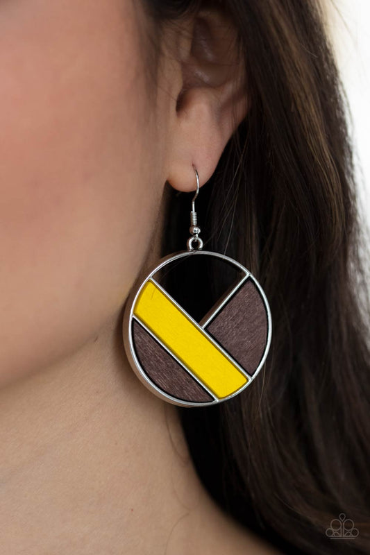 Don't Be MODest - Yellow Earring