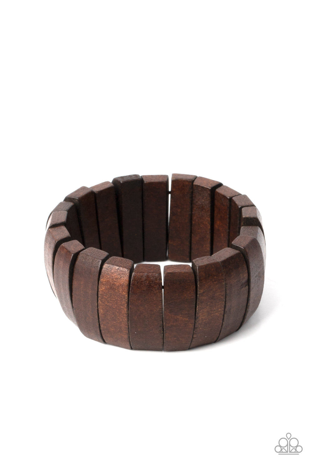 Raise The BARBADOS - Brown Wood Bracelet