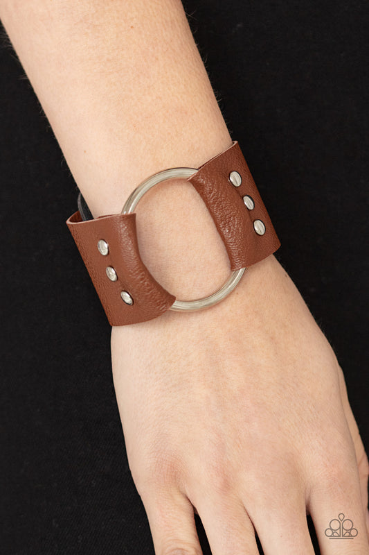 Moto Mayhem - Brown Urban Bracelet