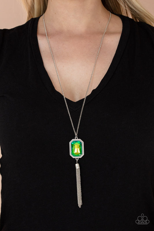 Blissed Out Opulence - Green Necklace