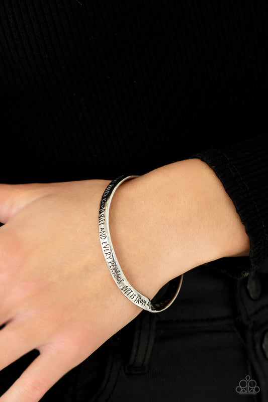 Perfect Present - Silver Bracelet (Inspirational)