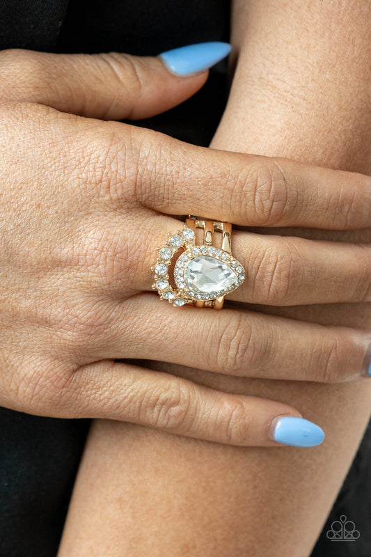Elegantly Cosmopolitan - Gold Ring 0071