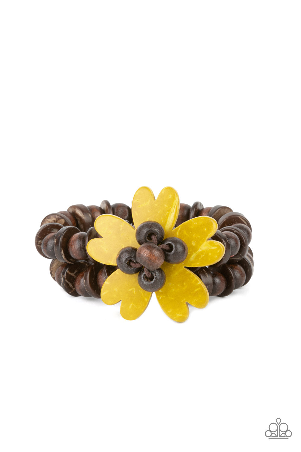 Tropical Flavor - Yellow Wood Bracelet