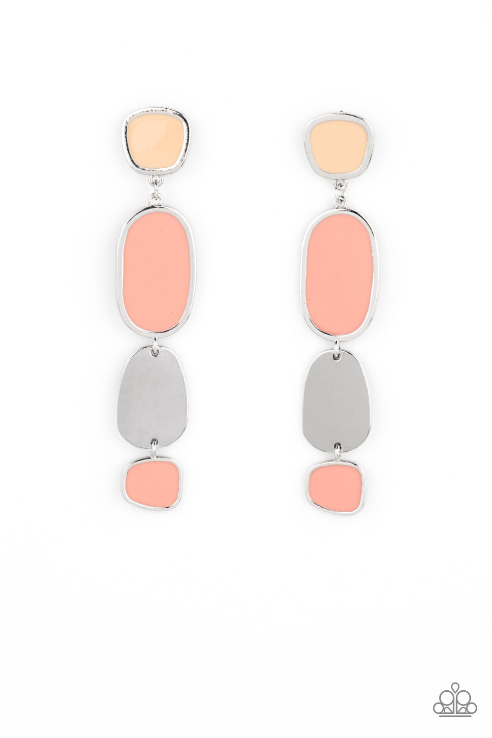 All Out Allure - Orange Earring