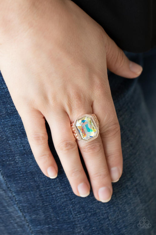 Galaxy Goddess - Rose Gold Ring 0016