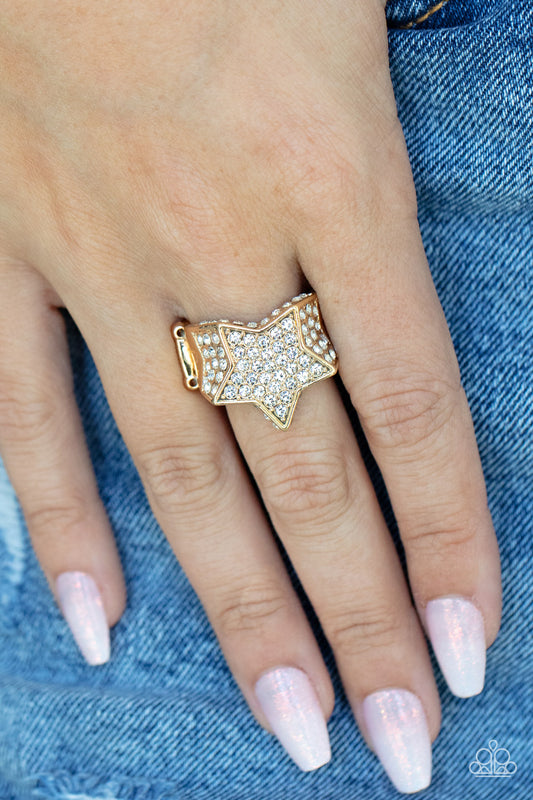 Here Come The Fireworks - Gold Ring 0048