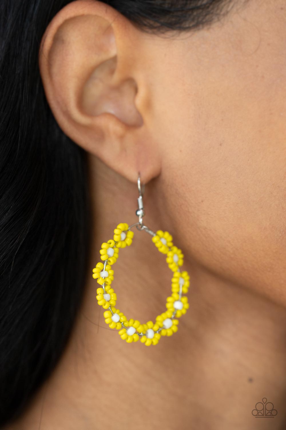 Festively Flower Child - Yellow Seed Bead