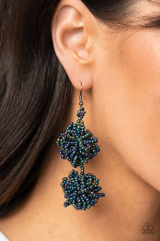 Celestial Collision - Multi Seed Bead Earring