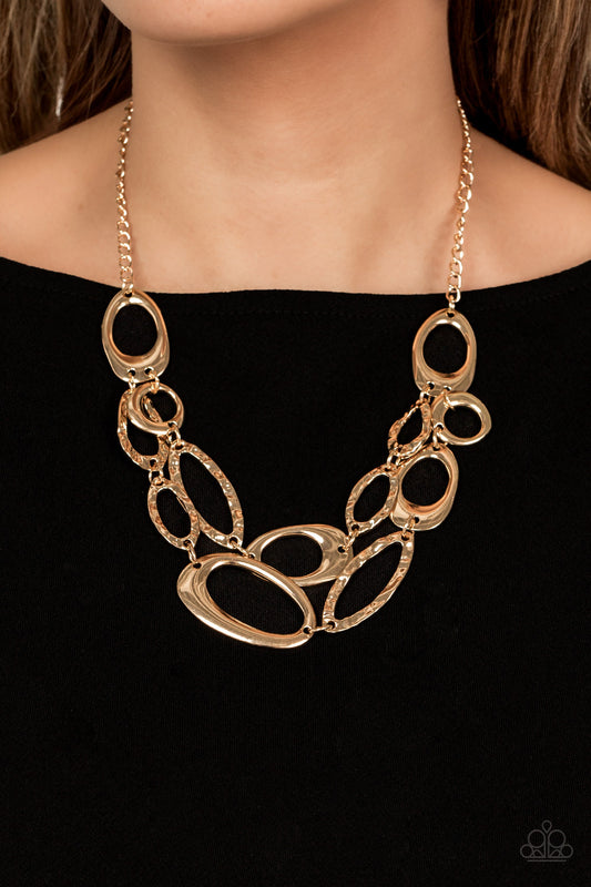 Game OVAL - Gold Necklace
