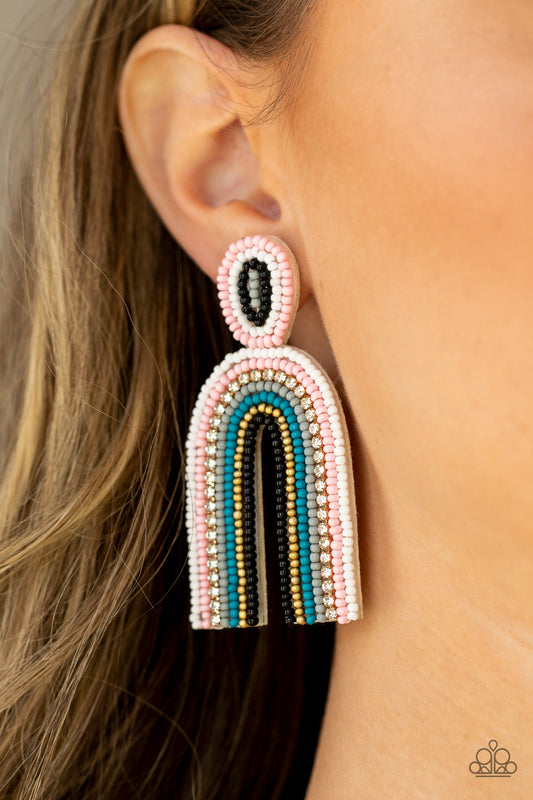 Rainbow Remedy - Multi Seed Bead Earring