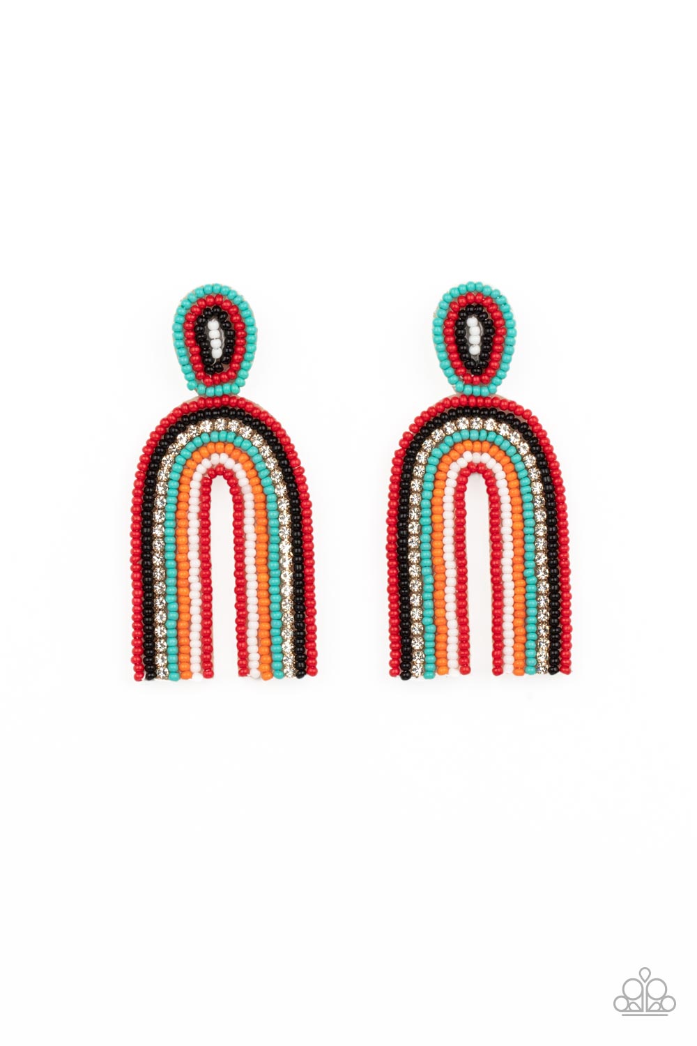 Rainbow Remedy - Multi Seed Bead Earring
