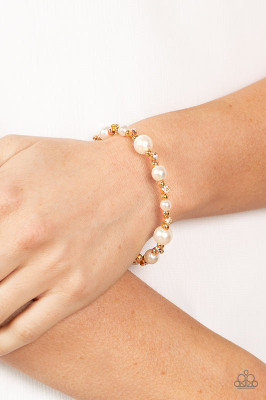 Chicly Celebrity - Gold Coil Bracelet