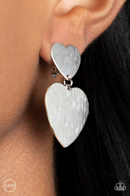 Cowgirl Crush - Silver Clip On Earring