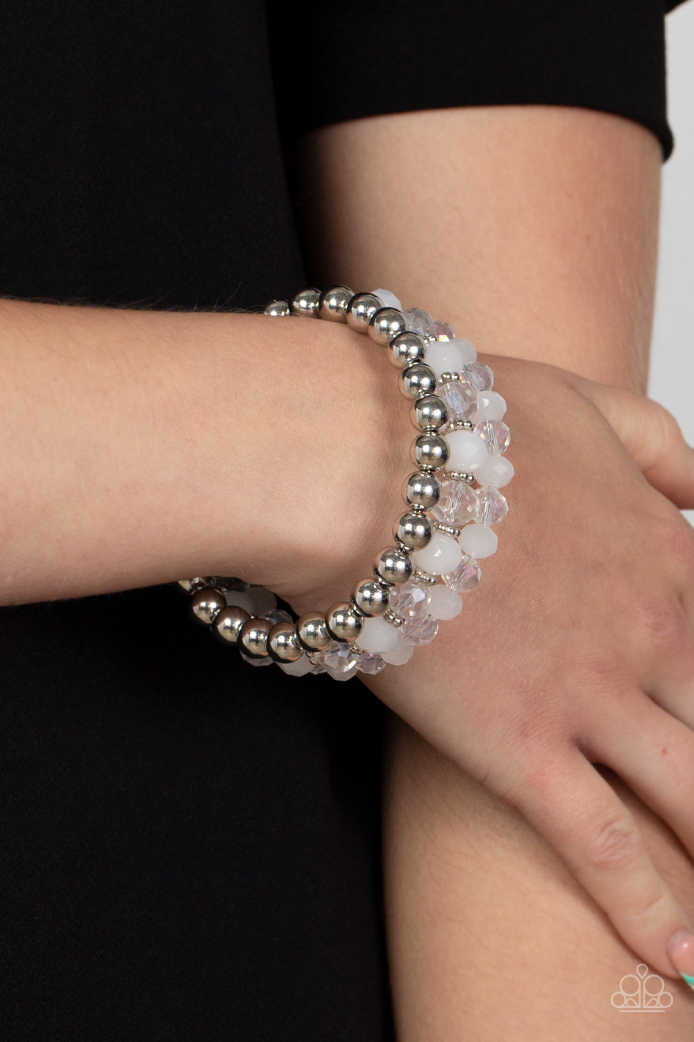 Gimme Gimme - White Coil Bracelet