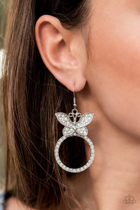 Paradise Found - White Earring (LOP)
