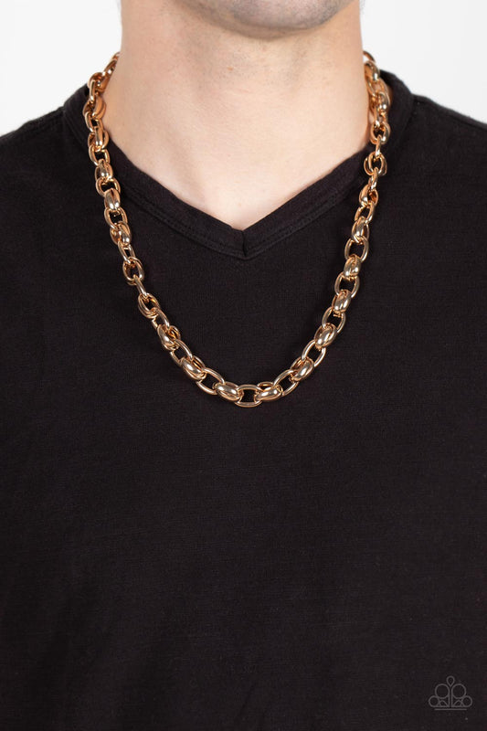 Rookie of the Year - Gold Mens Necklace