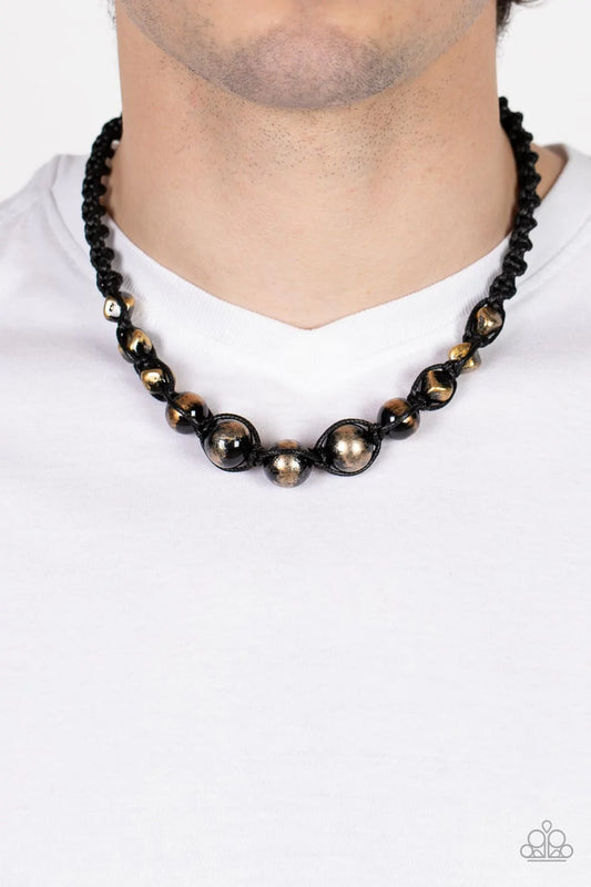 Loose Cannon - Gold Urban Necklace
