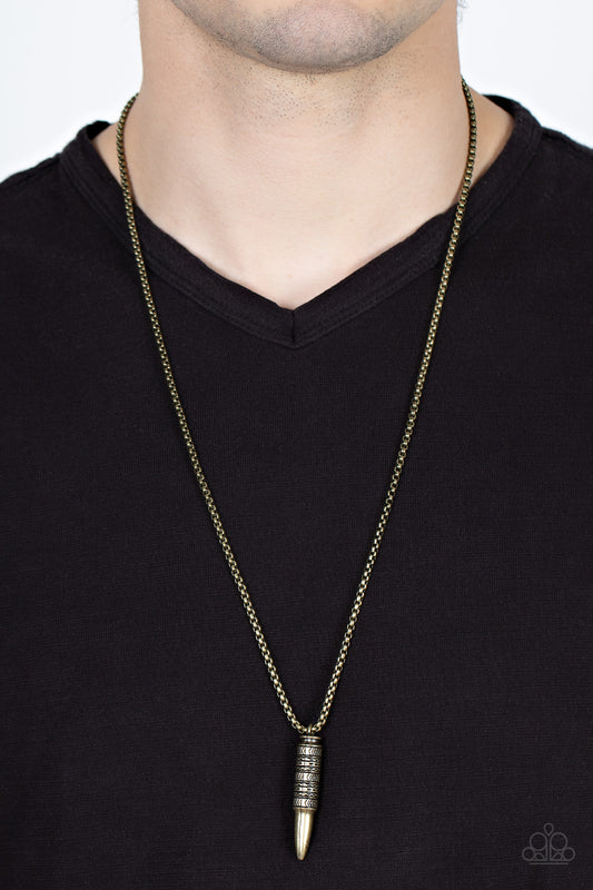 Highland Hunter - Brass Mens Necklace