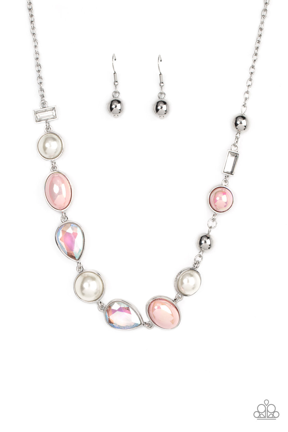 Nautical Nirvana - Pink Necklace & Bracelet Set
