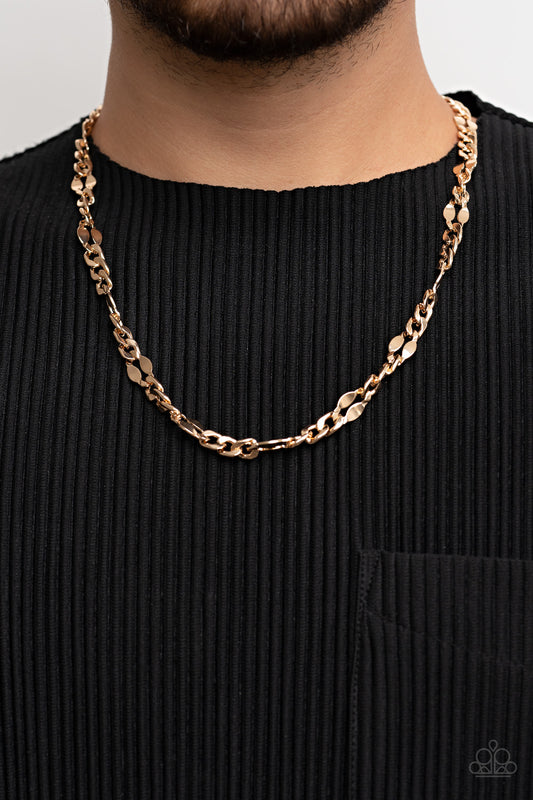 G.O.A.T - Gold Mens Necklace