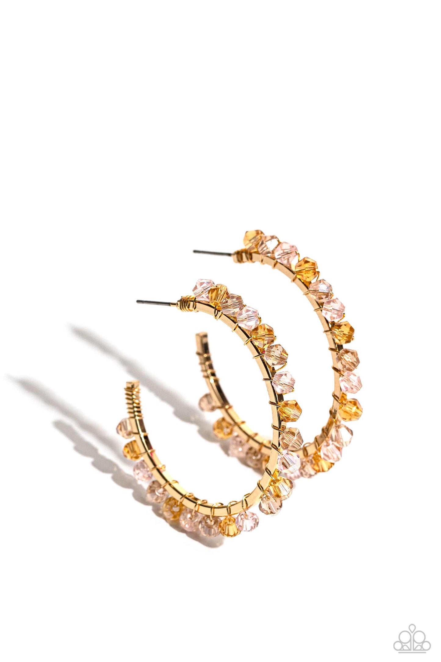 Halo Hustle - Pink Hoop Earring