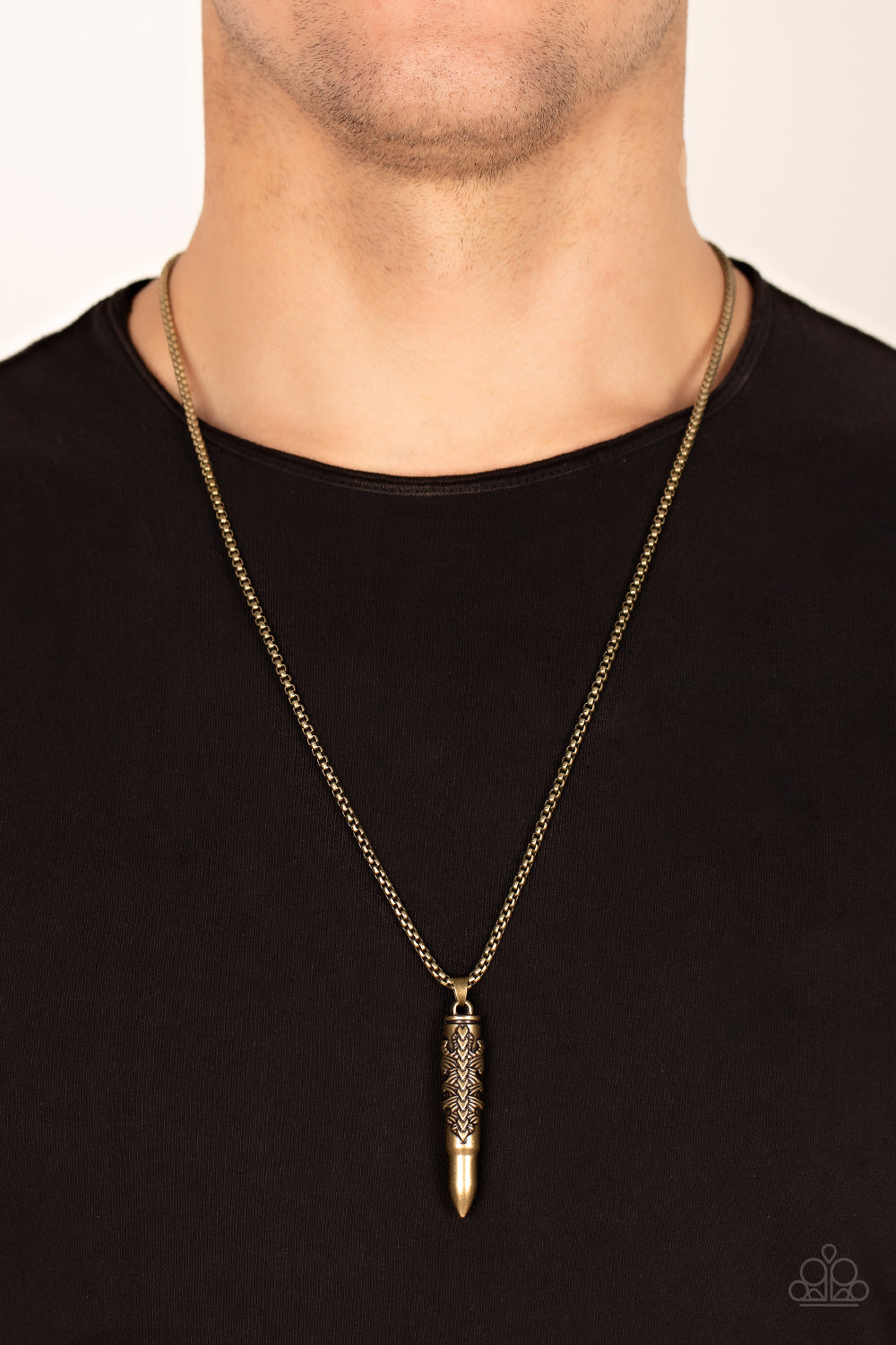 Mysterious Marksman - Brass Urban Necklace