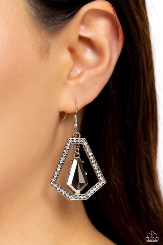 Poshly Photogenic - Silver Earring
