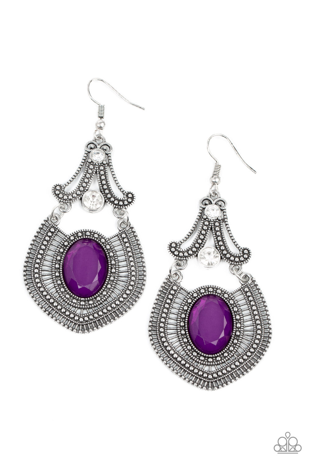 Panama Palace - Purple Earring