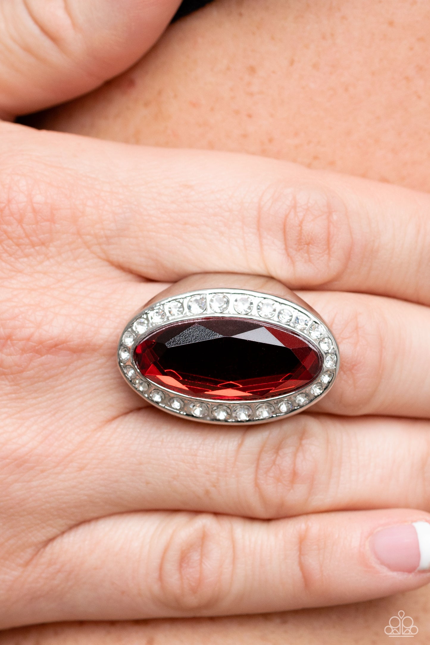 Believe in Bling - Red  Ring 0162