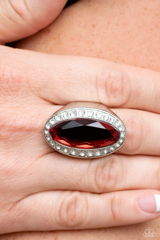 Believe in Bling - Red  Ring 0162