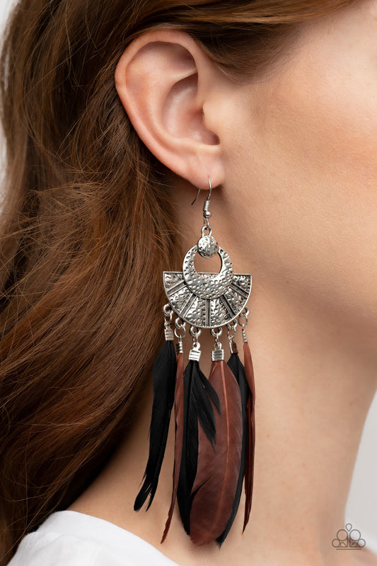 Plume Paradise - Multi Feather Earring