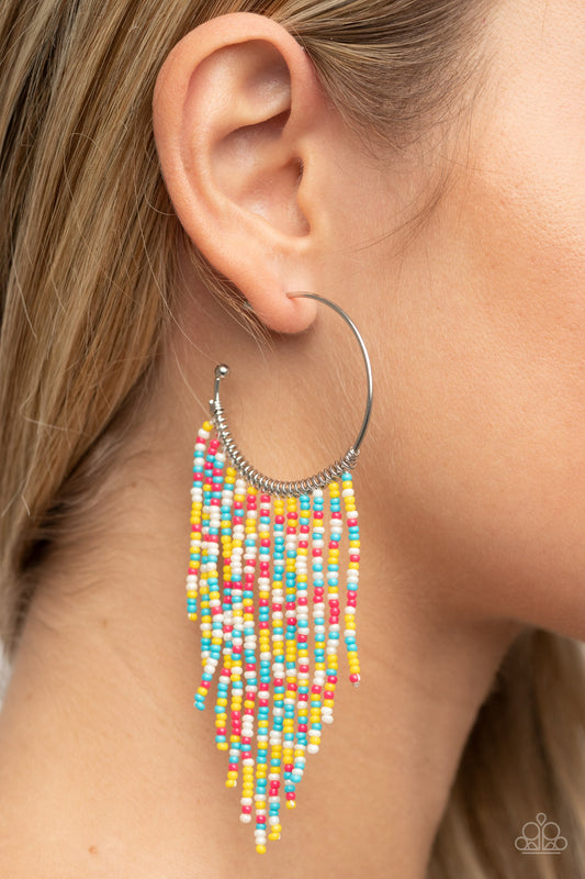 Saguaro Breeze - Multi Seed Bead Earring