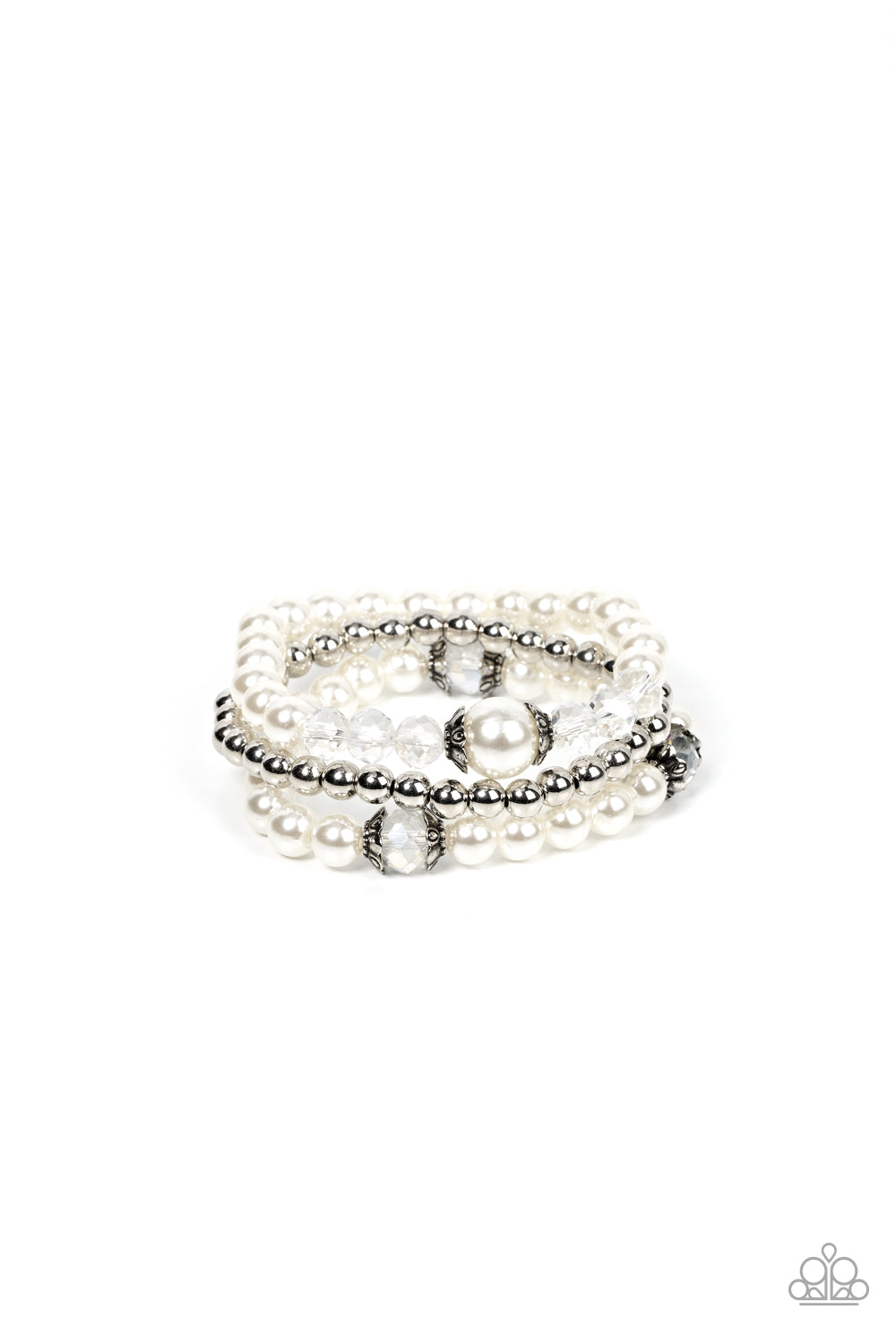 Positively Polished - White Pearl Bracelet
