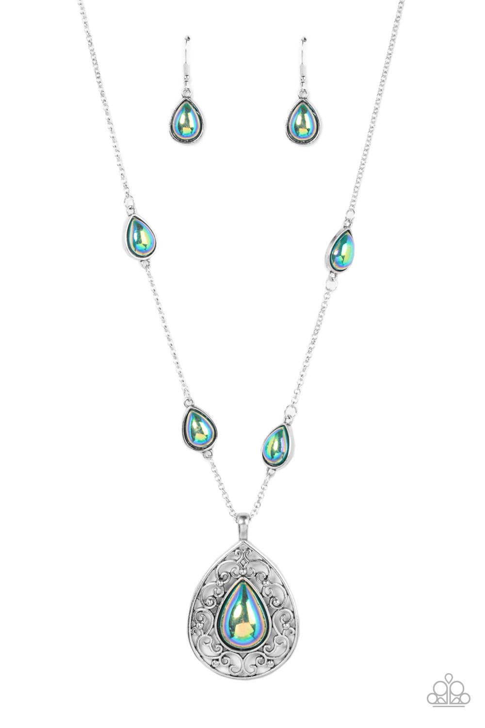 Magical Masquerade - Green Necklace