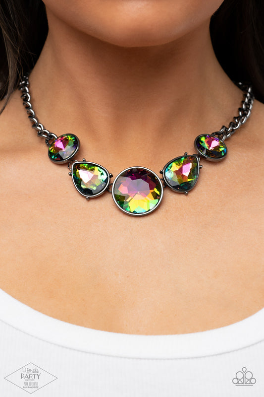 All The Worlds My Stage - Multi Necklace (LOP)