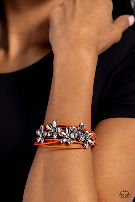 Here Comes the BLOOM - Orange Urban Bracelet