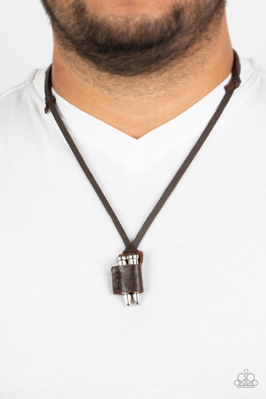 On the Lookout - Brown Urban Necklace